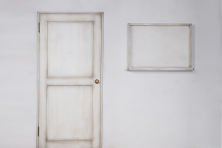 モデル撮影背景壁紙種類K010 白 ドア 室内 インテリア ガーリー 北欧 ナチュラル