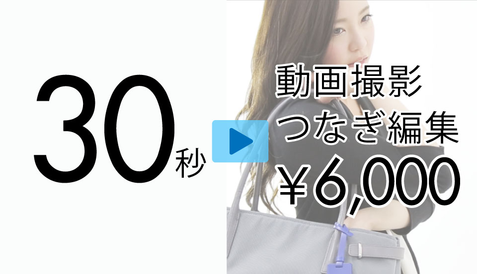 動画撮影30秒6,000円