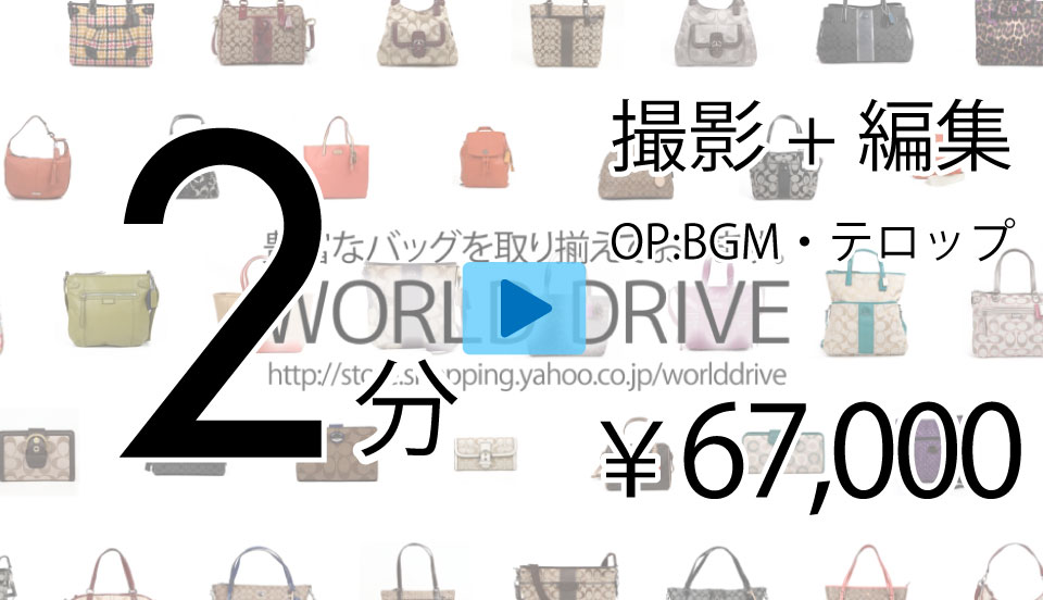 動画撮影2分67,600円